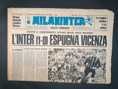 Rivista milaninter inter - milaninter, l'inter