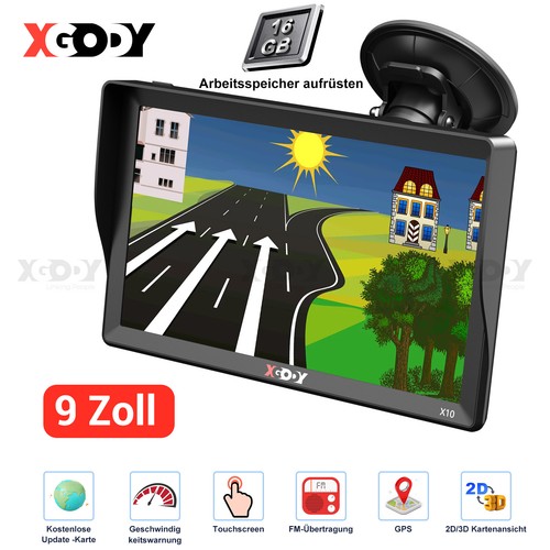 Xgody pollici navigatore - 9, gps
