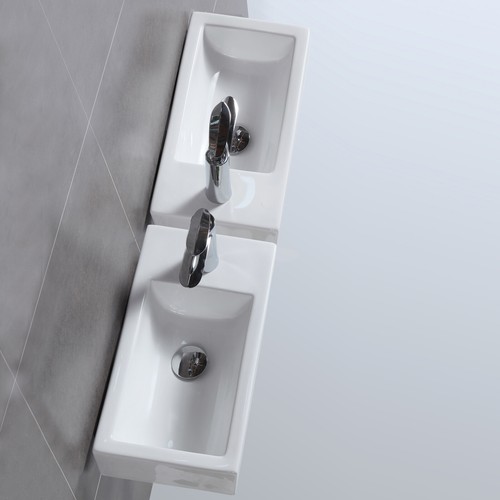 Lavabo sospeso parete bagno - lavabo, a