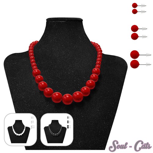 Collana perle 3 paio - +,