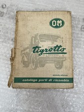 Manuale Elenco Parti Ricambio OM TIGROTTO Autocarro/Autobus Originale 1959 2ediz