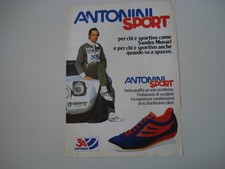 advertising Pubblicità 1978 ANTONINI SPORT e SANDRO MUNARI