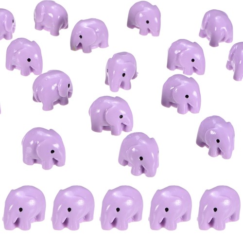 Pack mini resin elephant - 20-pack,