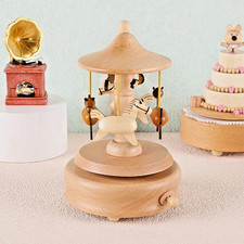 Giostra in legno carillon