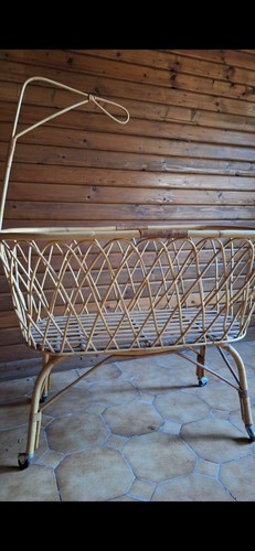 Culla vintage rattan beige - culla,
