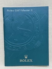 Rolex gmt master - ii, booklet