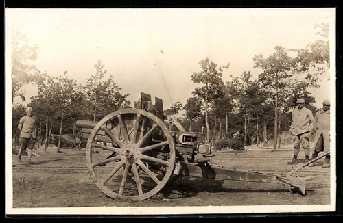 Photo cpa des soldats avec - soldats,
