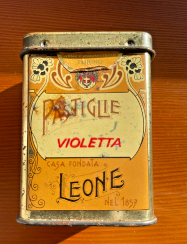 Scatola latta pastiglie - scatola,