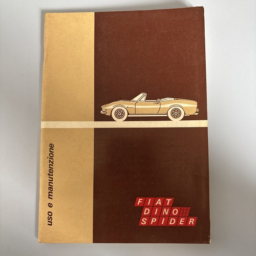 Fiat dino spider uso - spider,