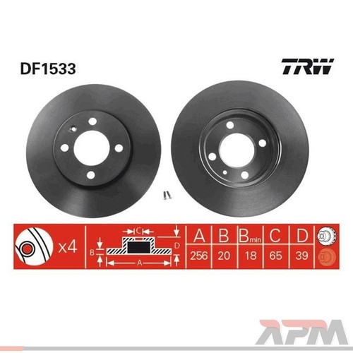 Trw df4163 disco freno per - freno,