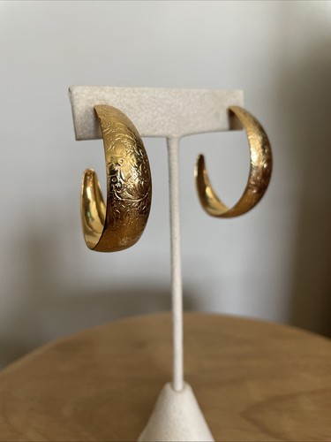 Orecchini cerchio vintage - a,