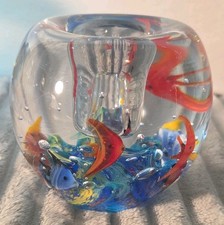 Portacandele acquario pesci