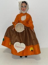 LENCI VINTAGE BAMBOLA SARDA  COSTUME REGIONALE SARDEGNA CM 23