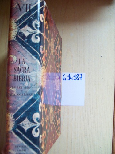 Sacra bibbia vii vol - la,