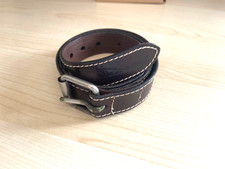 DIESEL  Cintura Uomo marrone Testa di Moro Introvabile CM 110 100% Made in Italy