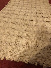 coperta matrimoniale uncinetto usata in perfette condizioni anni 70