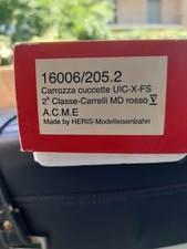 Acme 16006/205.2 Cuccette UIC X 2 cl rosso fegato