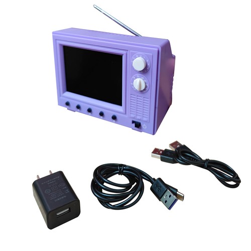 Mini televisore retro con - mini,