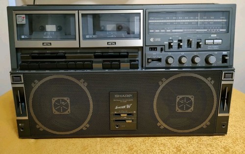 Sharp radio stereo tape - sharp,