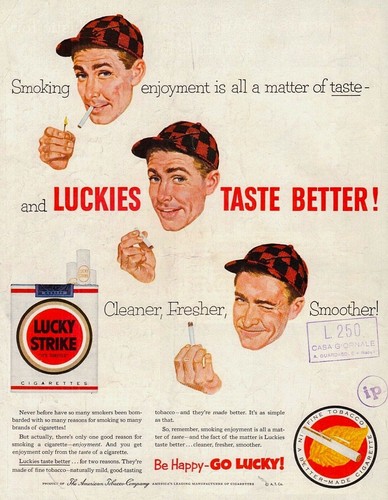 Pubblicita 1953 sigarette - pubblicita',