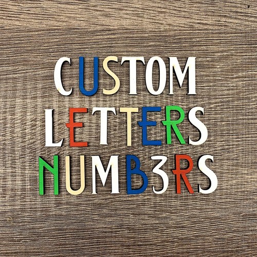 Lettere numeri legno - lettere,