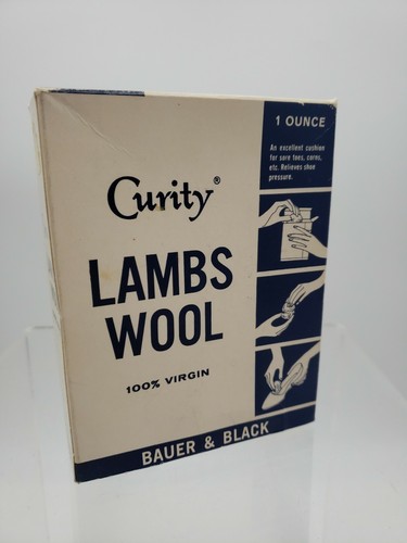 Vintage curity lambs wool - vintage,