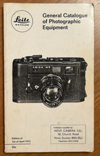 Catalogo generale LEITZ - atrezzatura fotografica Edizione 1972 - (441)