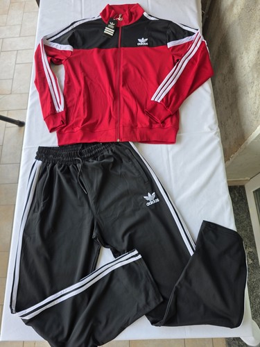 Set tuta adidas rossa giacca - adidas, e