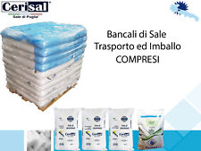 Bancali e Sacchi di Sale da 25 Kg per Piscina, Elettrolisi o Addolcitori d'Acqua