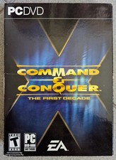 Command and Conquer The First Decade - Pc Dvd Rom Retrogaming Big Box