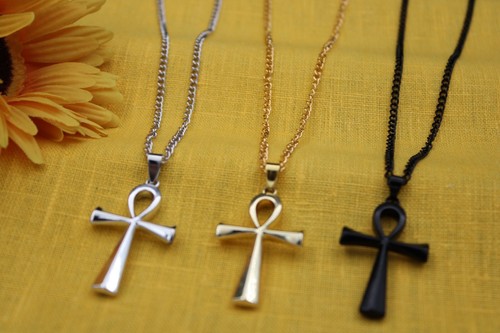 Collana uomo catena donna ankh - collana,