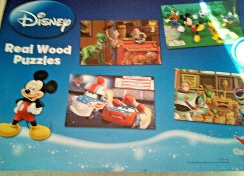 Set puzzle disney vero legno - disney,