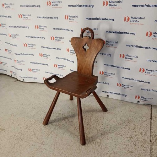 Sedia antica tirolese legno - antica,
