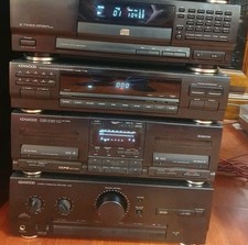 KENWOOD PERLA NERA M54 FRONTALE IN ALLUMINIO FUNZIONANTE TELECOMAN