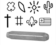 Punzone acciaio gioielli