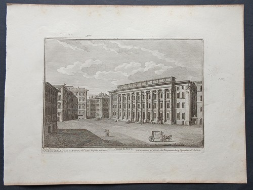 Stampa antica giuseppe vasi - stampa,