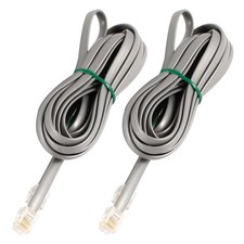2PC Phone RJ11 6 Wire 6P6C
