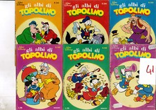 TOPOLINO ALBI  6 FUMETTI