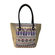 Borsa Da Spiaggia In Juta