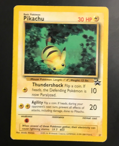 Pikachu pokemon tcg black - #27,