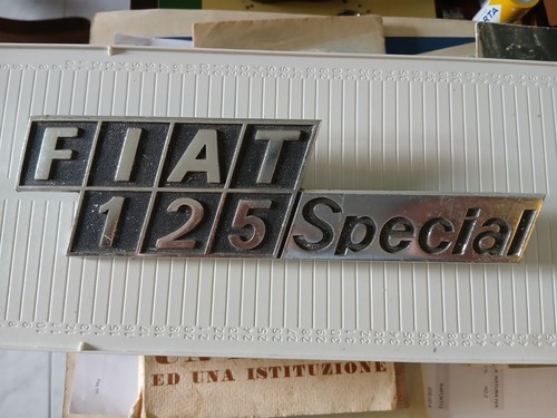 Fiat 125 special fregio - fiat,