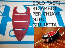 TASTI GOMMINO RICAMBIO PER CHIAVE TELECOMANDO ALFA MITO GIULIETTA BORDEAUX