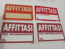 Lot of 4 Signage RENT Outdoor