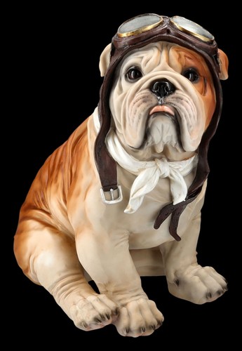 Figurine del cane - bulldog, con