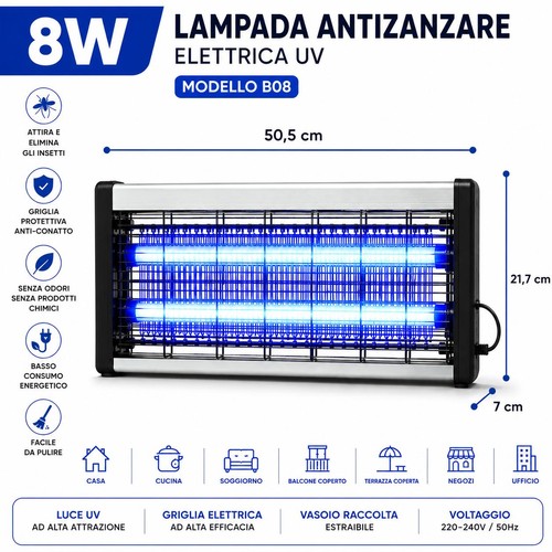 Lampada antizanzare elettrica - lampada,