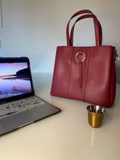 Borsa Carpisa bordeaux con tracolla – nuova senza cartellino