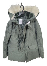Parka clima freddo estremo N-3B Medium M cappuccio cappotto invernale militare uomo donna