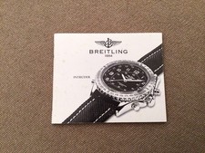 Libretto Booklet Breitling