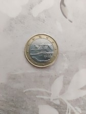 Moneta Rara 1 Euro Finlandia 2000 Cigni Uccelli Collezione OTTIME...