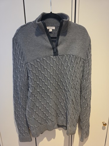 Maglione maglia mezza zip uomo